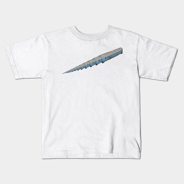 A train in a train in a train in a train Kids T-Shirt by PabloPKasso